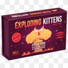 Exploding Kittens Party Pack, HD Png Download - exploding planet png