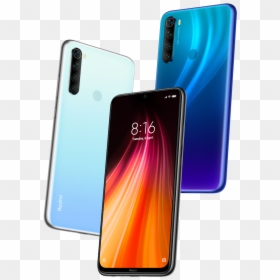 Mi Note 8 Neptune Blue, HD Png Download - samsung galaxy note 8 png