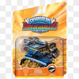 Skylanders - Superchargers - Shield Striker - Skylander Superchargers Shield Striker, HD Png Download - skylanders png