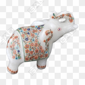 Indian Elephant, HD Png Download - marble statue png