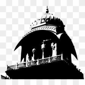 Watchtower Clipart Fort - Black And White Palace Clipart Png, Transparent Png - watch tower png