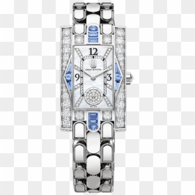 Avenue Classic Aurora - Harry Winston White Gold And Diamond Watch, HD Png Download - watch tower png