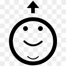 Look Up - Smiley, HD Png Download - looking up png