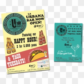 Flyers For Mexican Bar In Colombia - Flyer, HD Png Download - laureles png