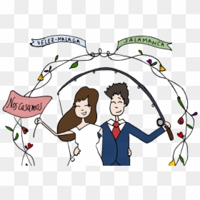 Eva & Ángel - Cartoon, HD Png Download - nuestra boda png