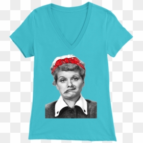 I Love Lucy Red Bandana Tee - T-shirt, HD Png Download - i love lucy png