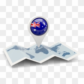 Round Pin With Map - Welcome To Georgia Country, HD Png Download - australia map png