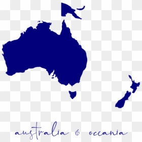 Map Of Australia , Png Download - Australia Oceania, Transparent Png - australia map png