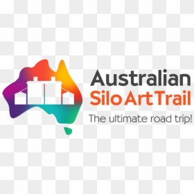 Australian Silo Art Trail Logo - Medistate, HD Png Download - australia map png