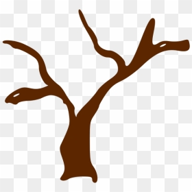 Roots Clipart Tree Trunk - Printable Brown Tree Template, HD Png ...