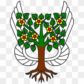 Tree Wings Roots Free Photo - Tree Heraldry Png, Transparent Png - roots vector png