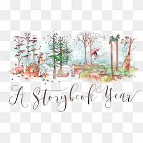 A Storybook Year - Calligraphy, HD Png Download - story book png