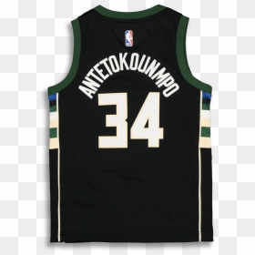 Black Giannis Antetokounmpo Jersey, HD Png Download - donovan mitchell png