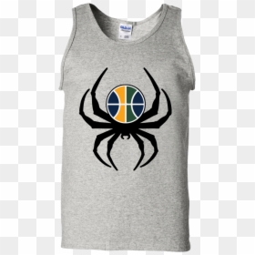 Donovan Spida Mitchell Shirt Cotton Tank Top-th , Png - Donovan Mitchell Spida Logo, Transparent Png - donovan mitchell png