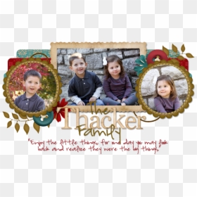 The Thacker Family - Picture Frame, HD Png Download - candyland border png