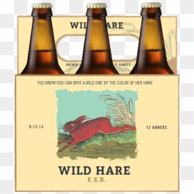 Picture Of Wild Hare 6-pack Carrier - Mayflower Pale Ale - Mayflower Brewing Company, HD Png Download - beer .png