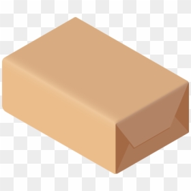 Rectangular Package Box Png Clip Art, Transparent Png - brown png