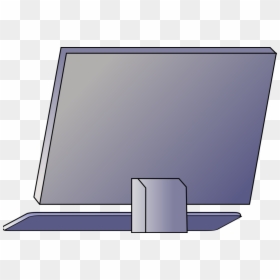 Computer Monitor,angle,flat Panel Display - Computer Back Png Clipart, Transparent Png - pc monitor png