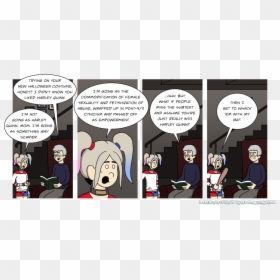 Cartoon, HD Png Download - harley quinn comic png