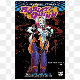 Harley Quinn And Joker Dc Comics, HD Png Download - harley quinn comic png