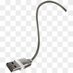 Usb Cord Png Transparent Usb Cord Images - Usb Cable Clipart, Png Download - microphone cord png