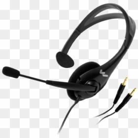 Headset Microphone And Noise Cancelling Feature, HD Png Download - microphone cord png