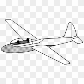 Glider Plane Clipart, HD Png Download - ww2 plane png