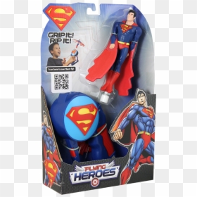 Flying Superman Toy, HD Png Download - superman 2013 png