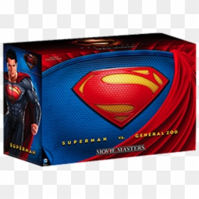 Superman Vs General Zod Movie Masters, HD Png Download - superman 2013 png