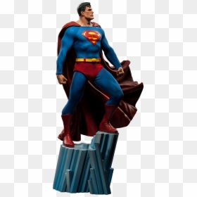 Superman Premium Format Statue - Superman Flying Statue Figure, HD Png Download - superman 2013 png