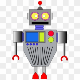 Machine,line,technology - Simple Robot Face, HD Png Download - bot png