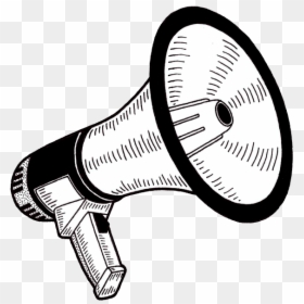 Megaphone,hair Dryer,illustration,clip Art - Megaphone Drawing Png, Transparent Png - speak png