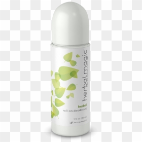 Deodorant Png -herbal Magic Deodorant - Plastic Bottle, Transparent Png - roll safe png