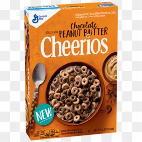 Cheerios Chocolate Peanut Butter Cereal, HD Png Download - cheerio png
