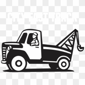City Fast Track Towing Inc - Tow Truck Cartoon Vector, HD Png Download - hooker png
