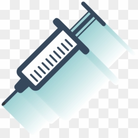 Syringe Hypodermic Needle Icon - Cartoon Syringe Transparent Background, HD Png Download - needles png