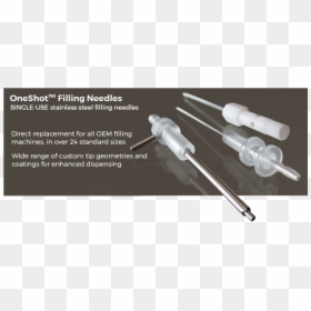 Single Use Filling Needles , Png Download - Electronic Component, Transparent Png - needles png