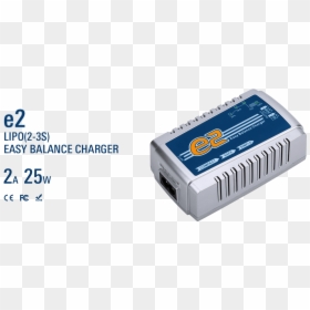 Ev-peak E2 25w 2a Rc Balance Charger Banner , Png Download - Battery Charger, Transparent Png - simple banner png