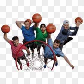 Dude Perfect Basketball - Dude Perfect Png, Transparent Png - dude png