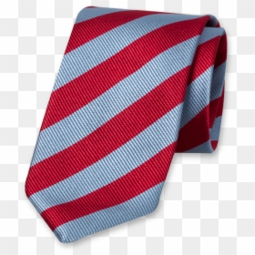 Blue/red Striped Tie - Carmine, HD Png Download - red stripes png