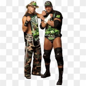 Chyna Triple H And Shawn Michaels, HD Png Download - dx png