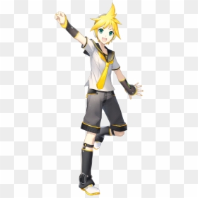Len Kagamine Official Art, HD Png Download - rin png