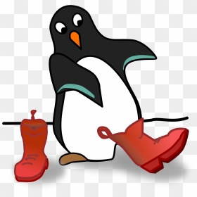 Little Penguin Flightless Bird Drawing - Bootstrap Clip Art, HD Png Download - bootstrap png