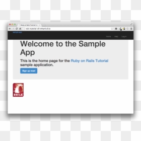 Images/figures/sample App Only Bootstrap 3rd Edition - Ruby On Rails, HD Png Download - bootstrap png