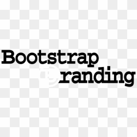 Bootstrap Branding Logo Black And White, HD Png Download - bootstrap png