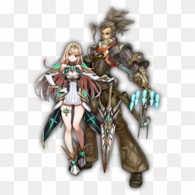 6a - ゼノブレイド 2 キャラクター, HD Png Download - xenoblade chronicles 2 png