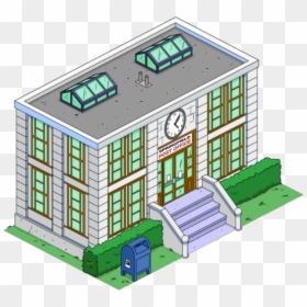 Post Office - Springfield Post Office Simpsons, HD Png Download - megafono png