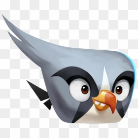 Angry Birds Silver And Chuck, HD Png Download - angry birds slingshot png
