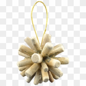 2 Driftwood Ball Christmas Holidays Ornaments-3" - Christmas Ornament, HD Png Download - drift wood png