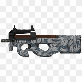 Death Grip - Cs Go P90 Shallow Grave, HD Png Download - p90 png